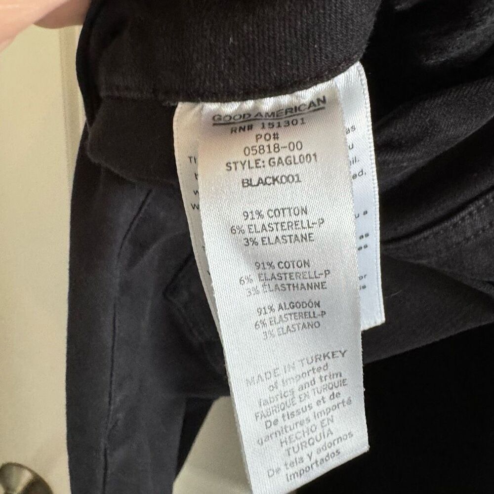 Good American Good Legs Skinny Jeans Black - Picture 8 of 8